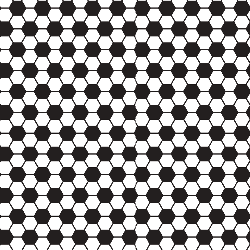 Soccer Ball Pattern Acrylic Sheet - CMB Pattern Acrylic